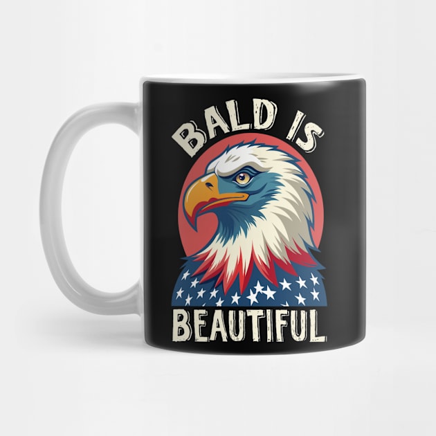 Bald is Beautiful 4th Of July by The WYLD Tribe